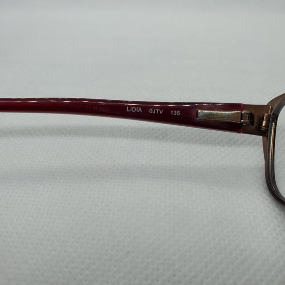 *SOLD* KATE SPADE  LIDIA Chocolate Red Eyeglasses - Picture 10 of 16